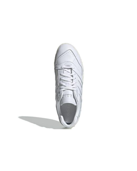 Adidas White A.R. Trainer Recon Leather 'Triple' for men