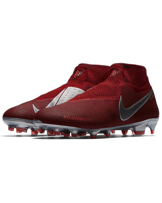 Nike Red Phantom Vision Elite Df Fg 'Team' for men