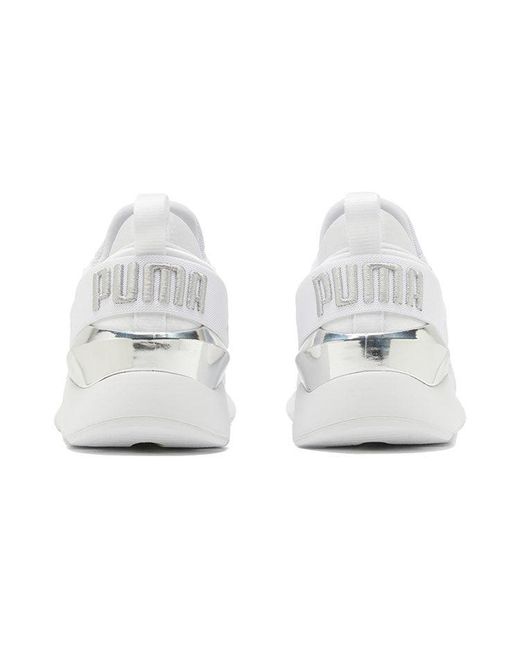 PUMA White (Wmns) Muse X3 Metallic'