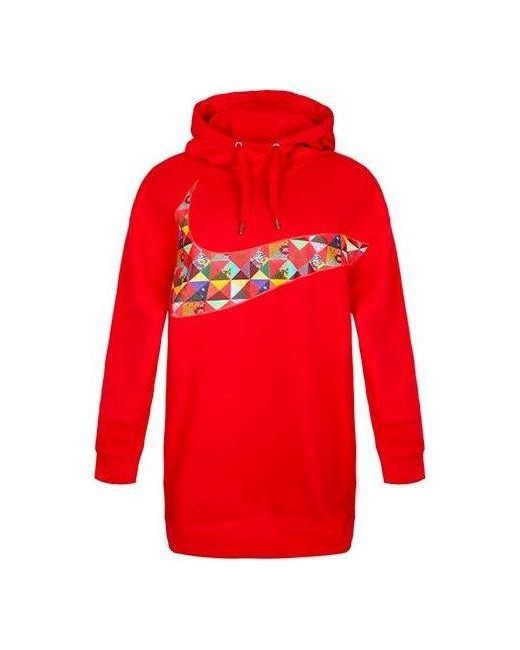 Nike Red (Wmns) Sportswear Cny Logo Hoodie