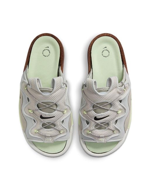 Nike White Offline 2.0 Slip-On 'Light Bone Volt' for men