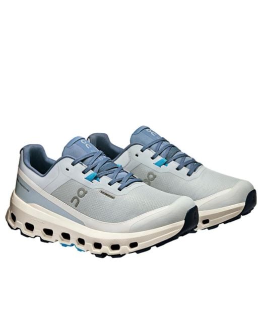 On Shoes Blue Cloudvista 2 Waterproof 'Arctic Ivory'