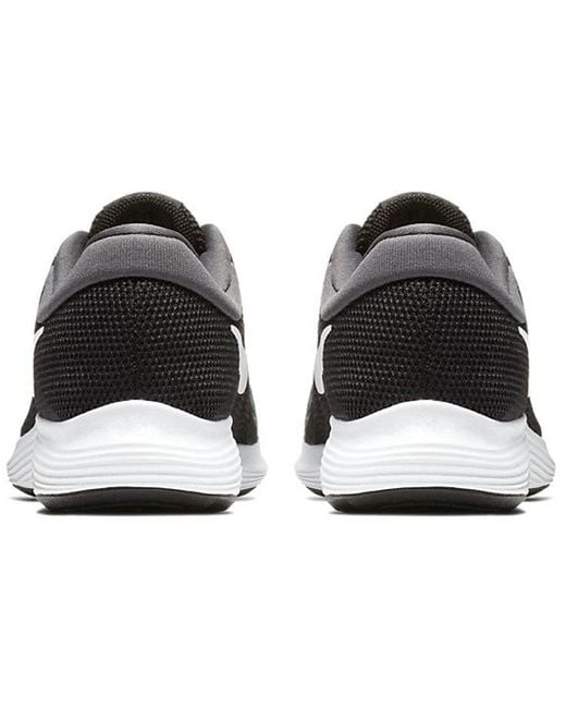 Nike Black Revolution 4 Running Shoe for men
