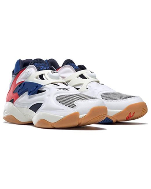 Reebok Blue Pump Court 'chalk' for men