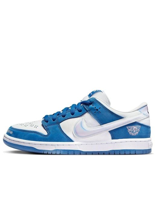 Nike Blue Sb Dunk Low 'Born X Raised One Block for men