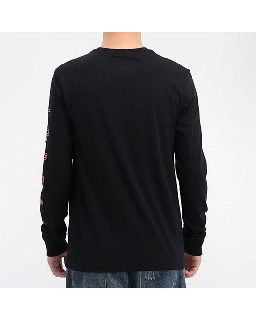 Nike Gray Multi-Color Alphabet Logo Long Sleeves for men