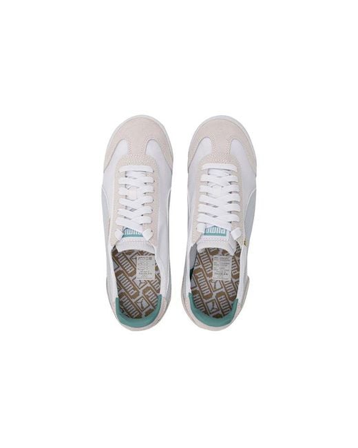 PUMA White Roma Og Nylon Ice Flow' for men