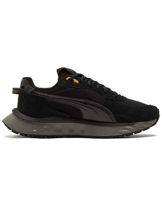 PUMA Black Neymar Jr. X Wild Rider Castlerock' for men