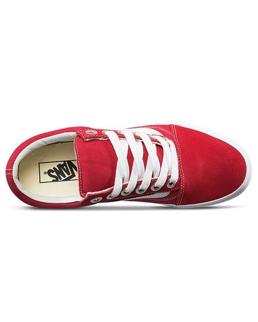 Vans Red Old Skool Os Shoes 'Racing' for men