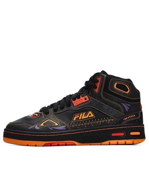Fila Black Teratach-Pack Sneakers for men