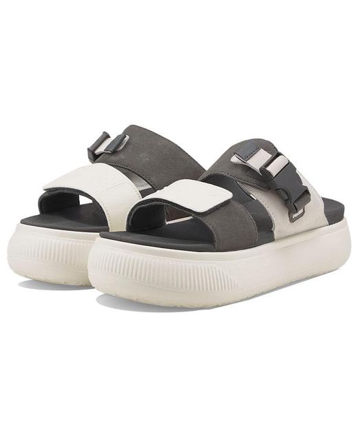 PUMA White (Wmns) Suede Mayu Sandal 'Marshmallow Dark Shadow'