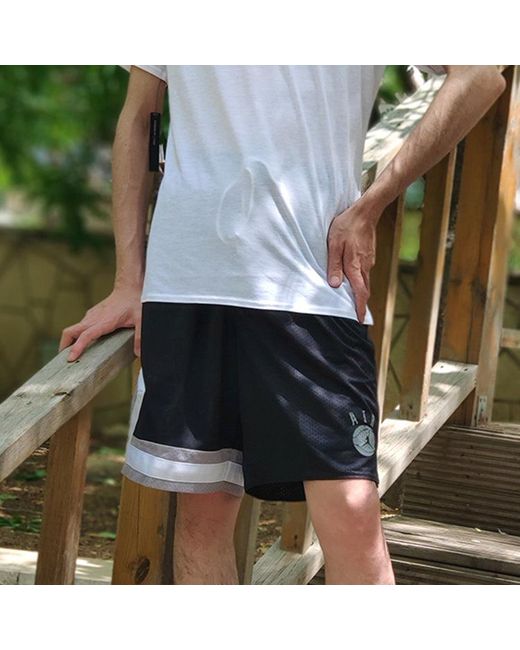 Nike Black Drawstring Casual Sports Shorts for men