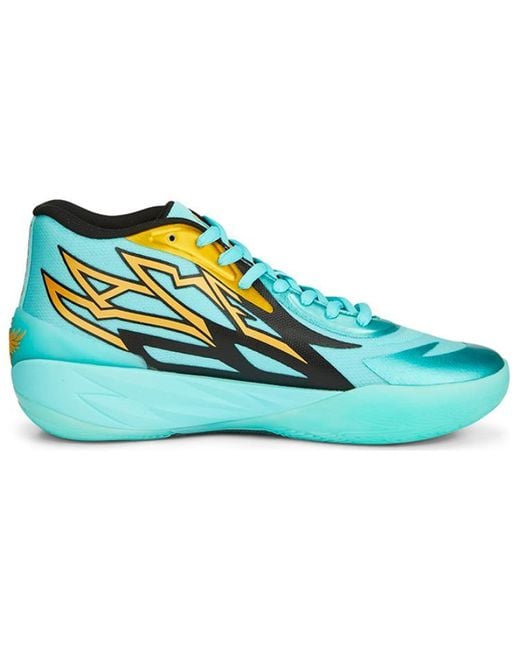 PUMA Blue Mb.02 Lamelo Ball 'Elektro Aqua' for men