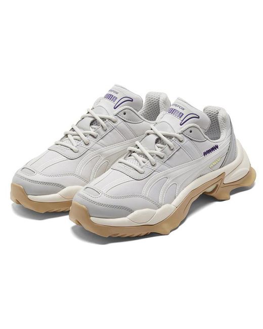 PUMA White Nitefox Mmq Athleisure Casual Sports Shoe for men