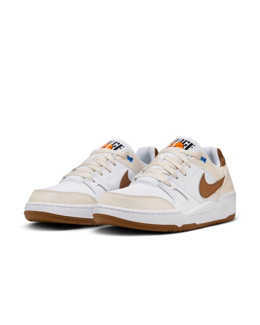 Nike White Full Force Lo ' Light British Tan' for men