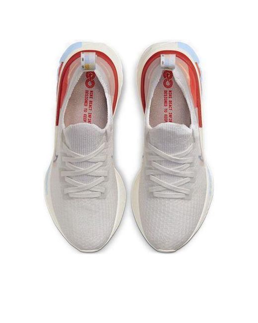 Nike White (Wmns) React Infinity Run Flyknit 'Psychic Coral'
