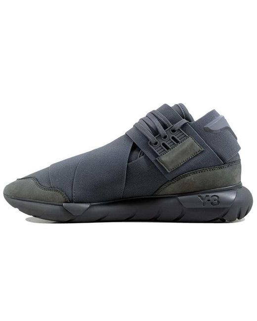 Y-3 Adidas Qasa High Vista Low Tops Sports Shoe Gray in Blue for Men | Lyst