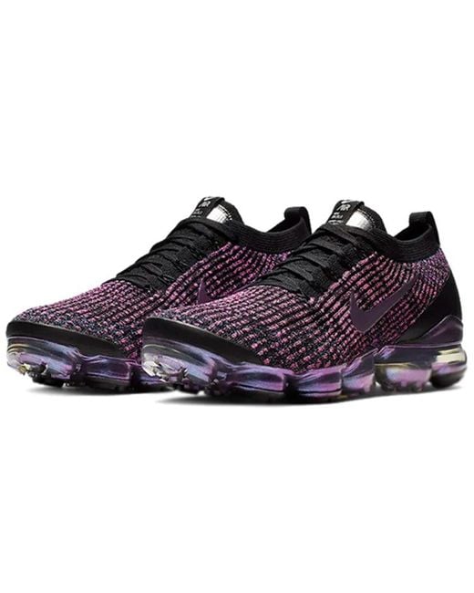 Nike Purple Air Vapormax Flyknit 3 'Laser Fuchsia' for men