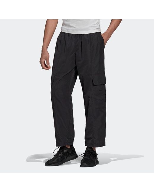 Adidas Gray Adicolor Cargo Pants for men