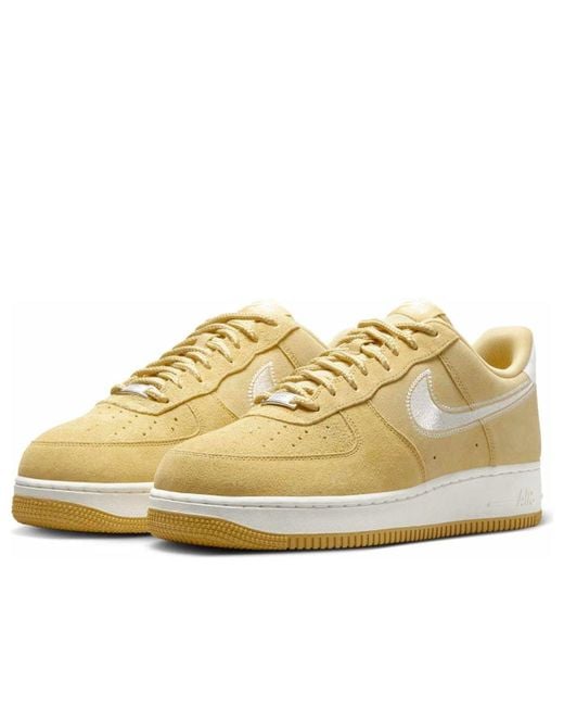 Nike Natural Air Force 1 Low '07 Lv8 'Buff Sail Embroidered Swoosh' for men