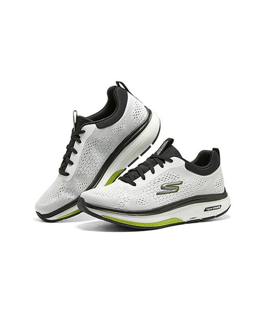 Skechers White Go Walk Arch Fit Workout Walker Lime' for men