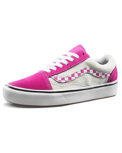Vans Pink Comfycush Old Skool 'Sidestripe Carmine Rose' for men