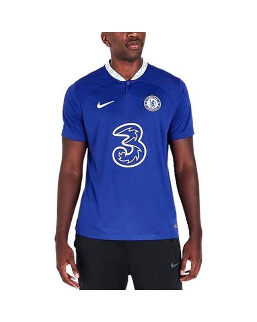 Nike Blue Chelsea Fc 22/23 Stadium Home Dri-Fit Football Jersey for men