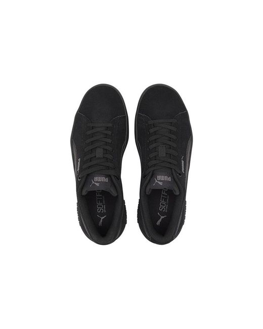 PUMA Black (Wmns) Smash Platform V2 Suede