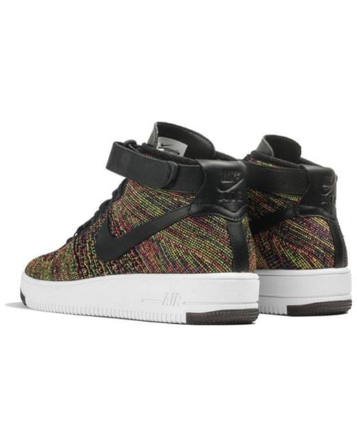 Nike Black Air Force 1 Ultra Flyknit Mid for men