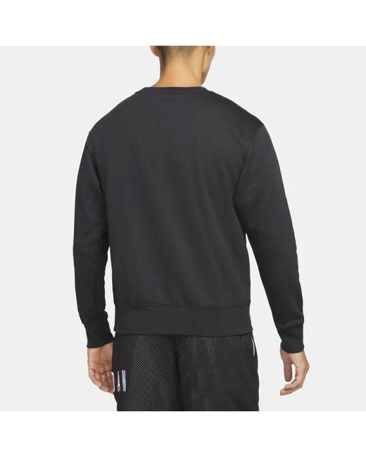 Nike Blue Athleisure Casual Sports Round Neck Pullover for men