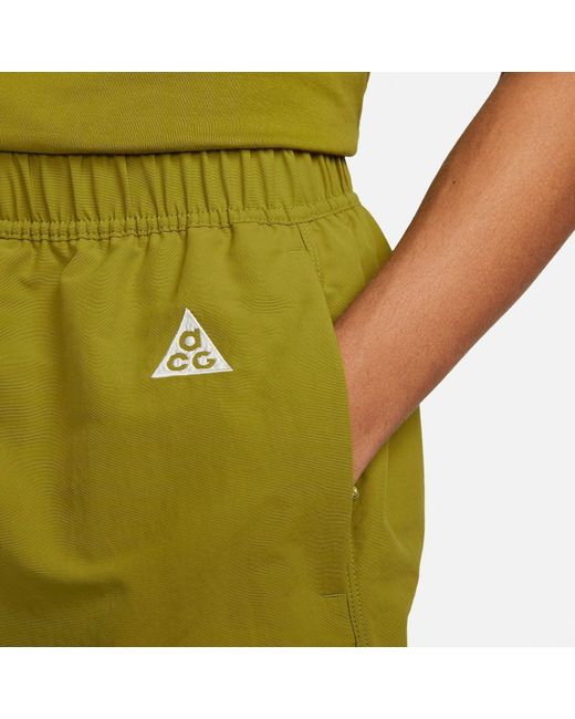 Nike Green Acg Trail Short 'Moss Light Orewood' for men