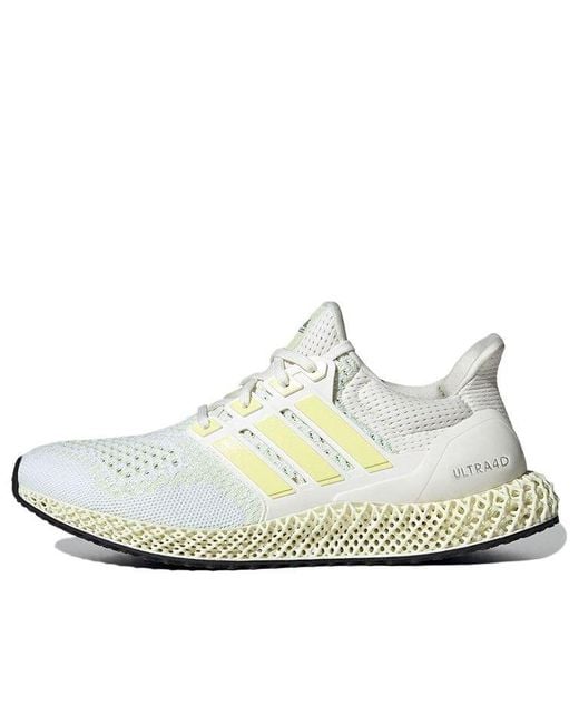Adidas White Ultra 4D 'Lemon Twist' for men