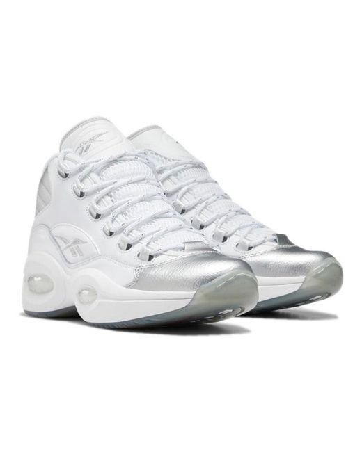 Reebok White Question Mid '25Th Anniversary' for men