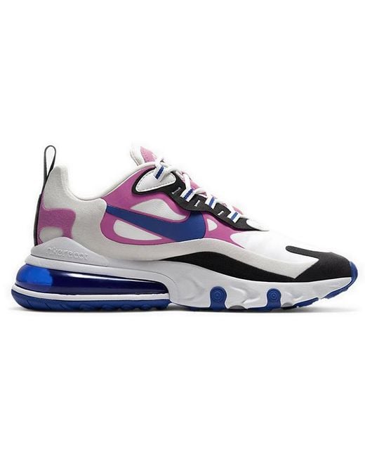 nike 270 react pink and blue