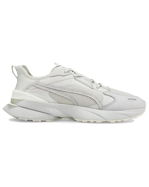 PUMA White Pwrframe Op-1 Lth Athleisure Casual Sports Shoe for men