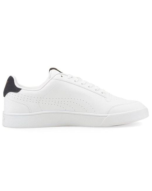 PUMA White Shuffle Perf Sneakers for men