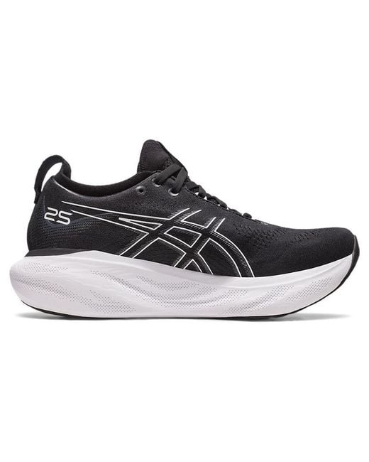 Asics Black (Wmns) Gel-Nimbus 25 Wide Pure'