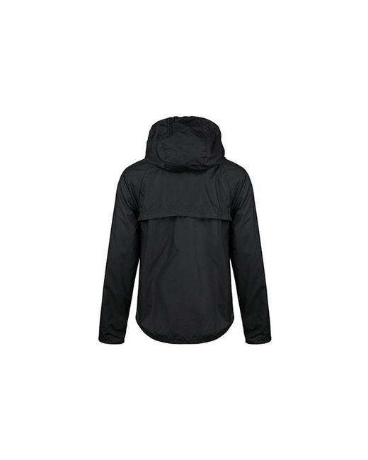 Nike Black Sportswear Windrunner Zipper Hooded Jacket