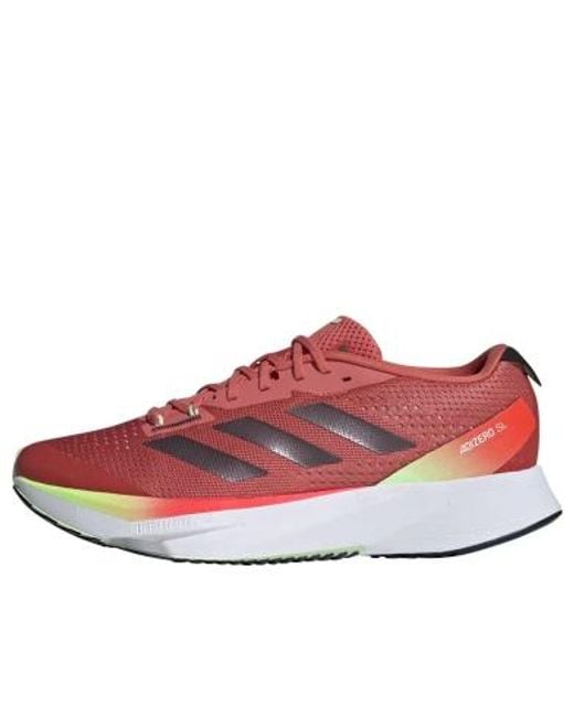 Adidas Red Adizero Sl 'Preloved Scarlet' for men
