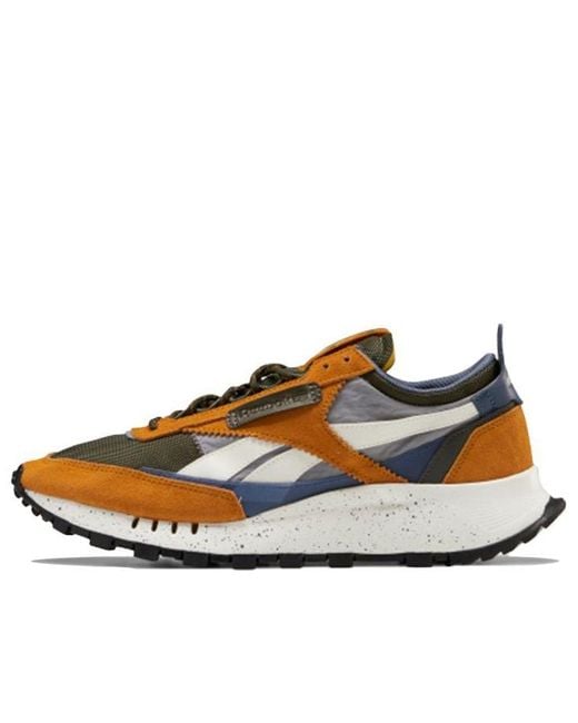 Reebok Blue Classic Leather Legacy 'Splatter Paint for men