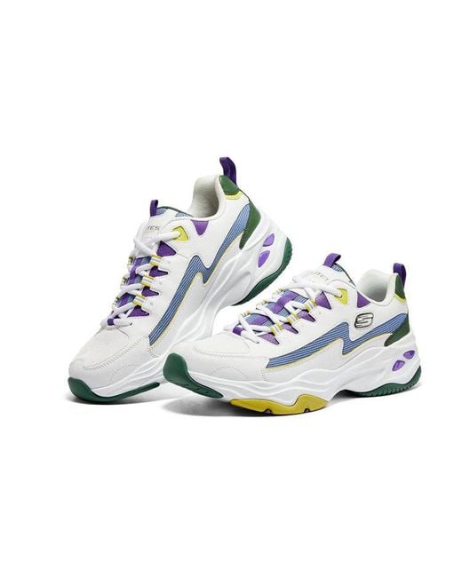 Skechers White D'Lites 4.0 for men