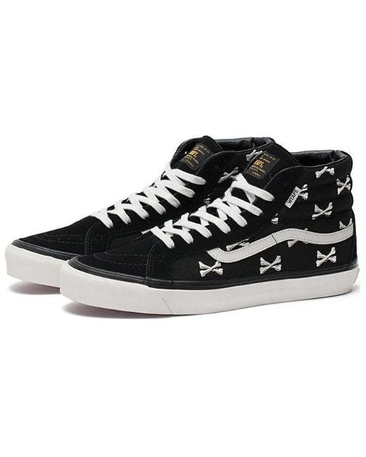 Vans Black Wtaps X Og Sk8-Hi Lx 'Bones' for men