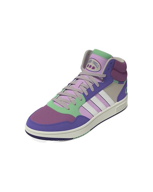 Adidas Blue (Wmns) Hoops 3.0 Mid