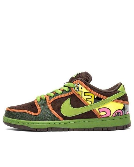 Nike Green Sb Dunk Low Prm Dls Qs "de La Soul" Shoes for men