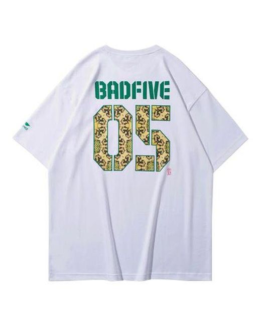 Li-ning Blue Paris Fashion Week Series Subject Element Printing Short Sleeve for men