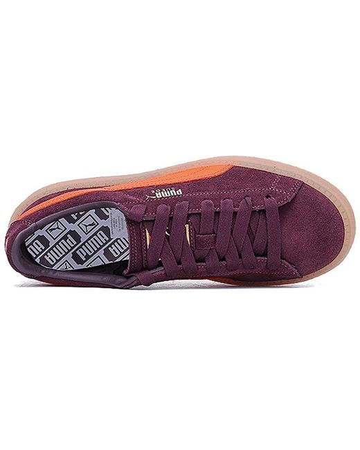 PUMA Pink (Wmns) Suede Platform Trace 'Winetasting Flame'