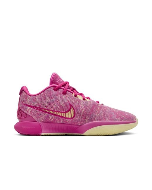 Nike Pink Lebron 21 'The World Is Your Oyster' for men