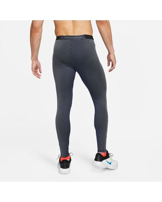 Nike Blue Dri-Fit Adv Aeroswift Running Tights Pants for men