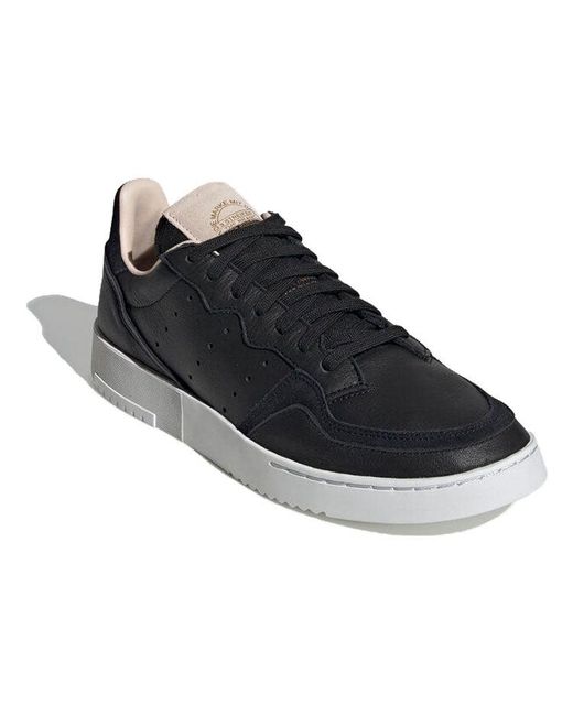 Adidas Black Supercourt 'Core Crystal' for men