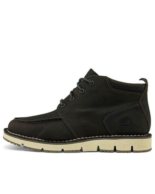 Timberland Black Westmore Moc Toe Chukka Boot for men